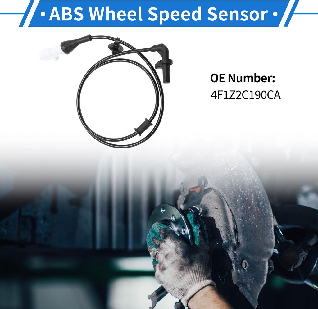 ABS Raddrehzahlsensor hinten links ABS Sensor Antiblockiersystem Sensor Nr. 4F1Z2C190CA für Ford Taurus 2004-2007