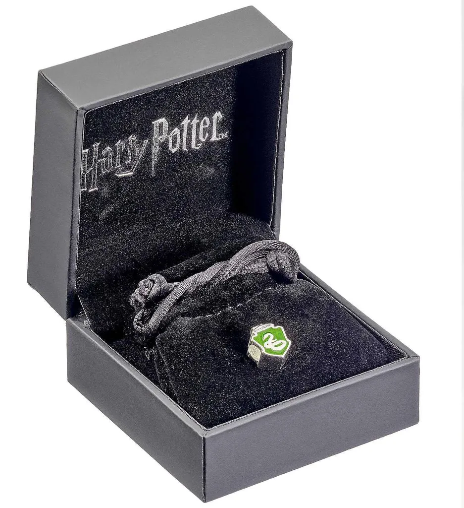 Charm Serpentard Harry Potter en Argent Sterling - Perle Espacement