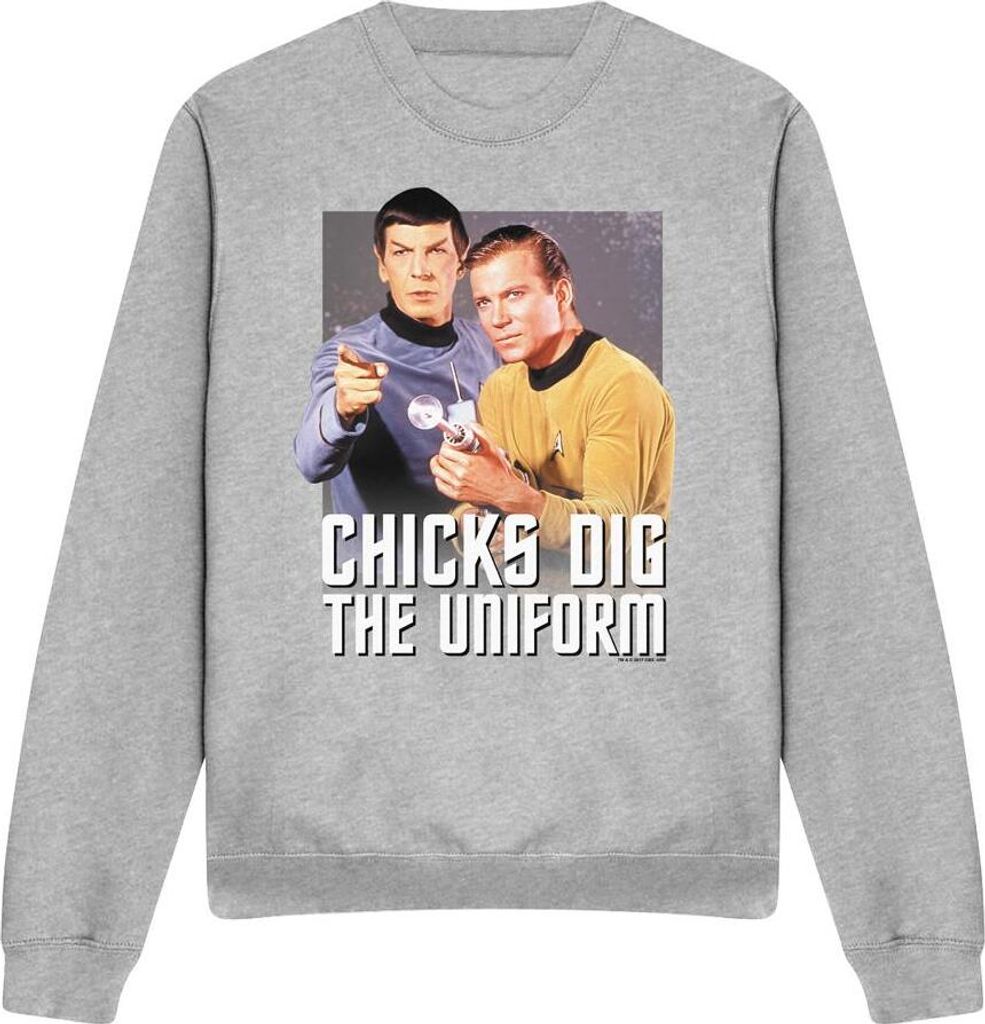 Star Trek - Mikina "Chicks Dig" pro muže/dámy Uni TV11394 Obrázek produktu 