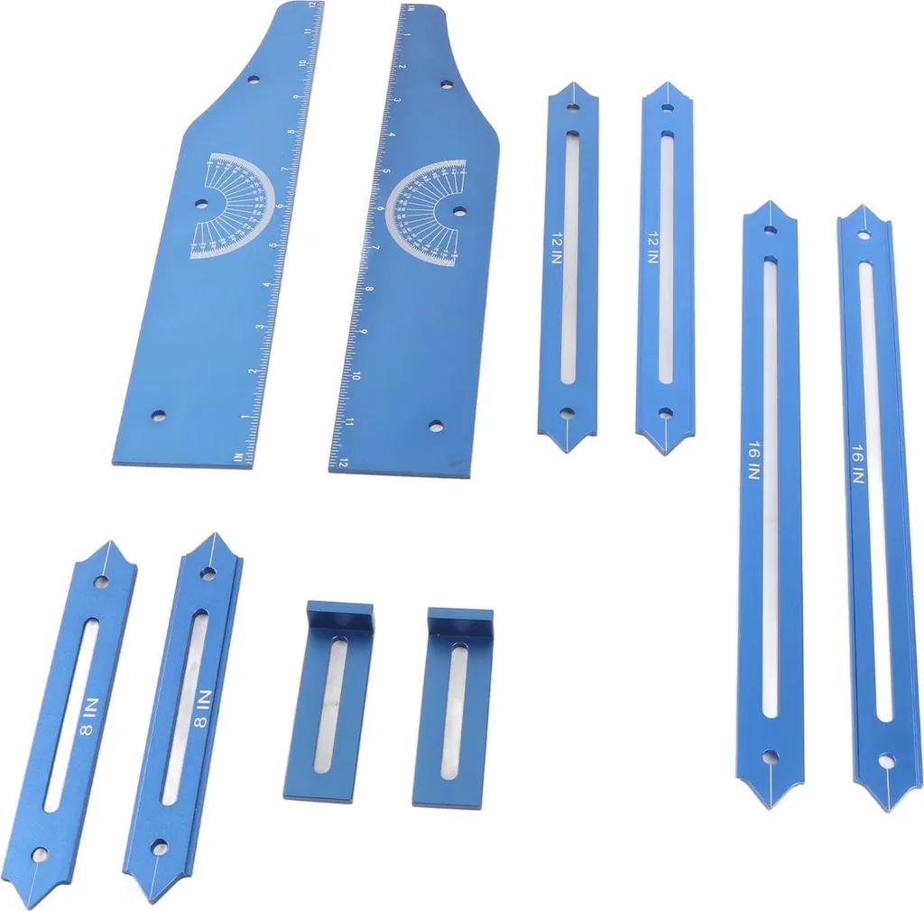 Gabarit pour marches d'escalier en alliage d'aluminium avec sa mallette