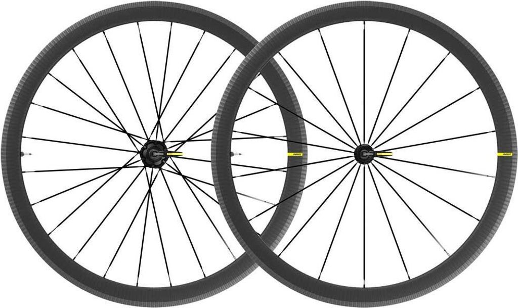 Mavic Cosmic Sl 40 Carbon Tubeless Rennrad Laufradsatz Schwarz 9 x 100 / 10 x 130 mm / Shimano/Sram HG Schwarz 9 x 100 / 10 x 130 mm