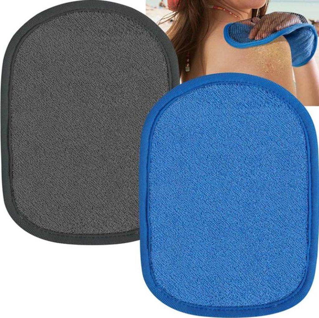 2er Set Sandentferner für Strand & Camping (Grau+Schwarz): Sand entfernen – schnell & sauber. Essential für Strandurlaub & Picknick