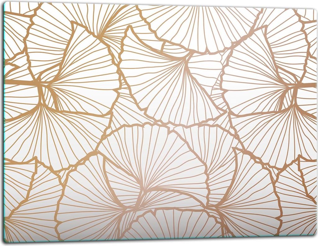 Glasschneidebrett Herdabdeckplatte Glaskeramikkochfeld Universal 52x40 cm Muster