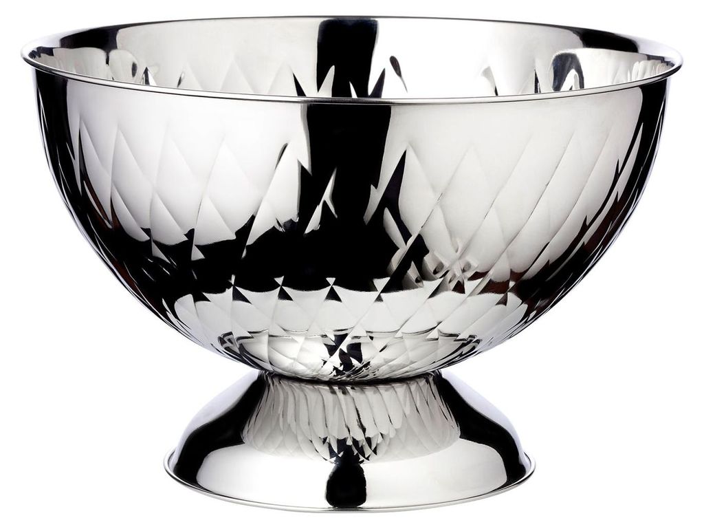 EDZARD Champagner Schale Ponza ribbed Ø 32 cm