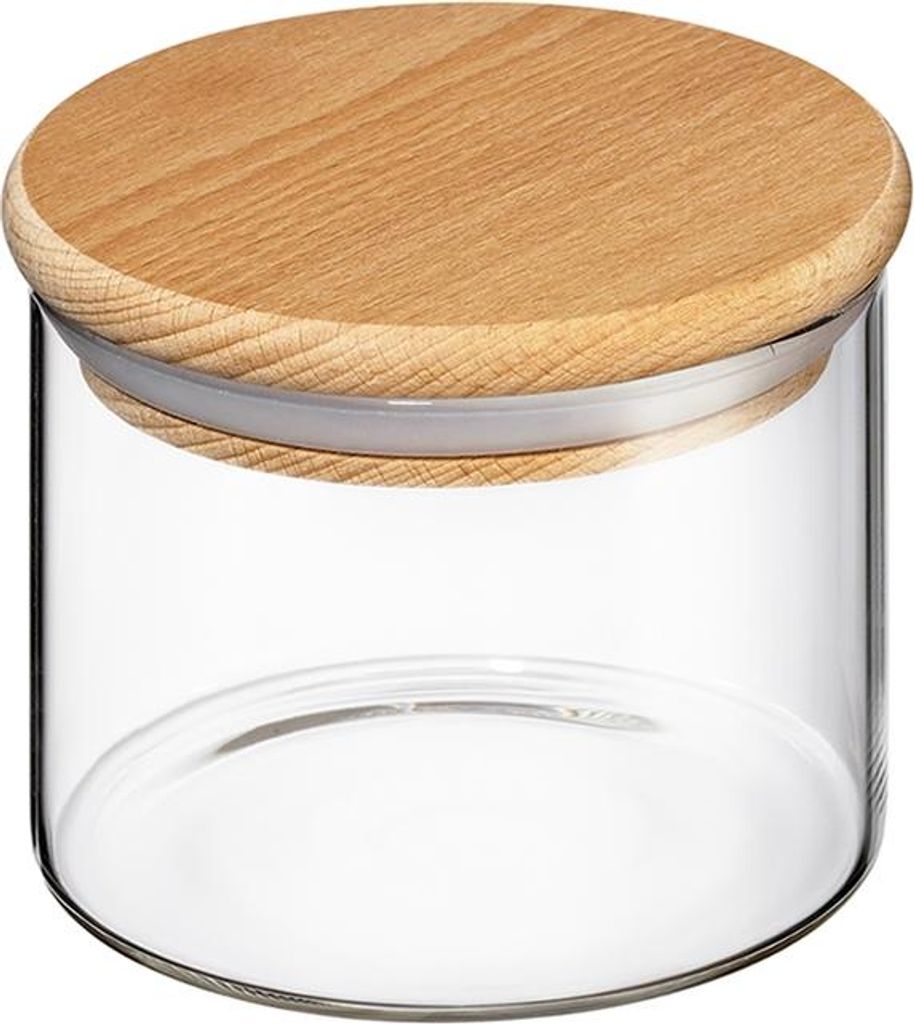 Recipiente de almacenamiento Zassenhaus con tapa de madera, Imagen del producto 
