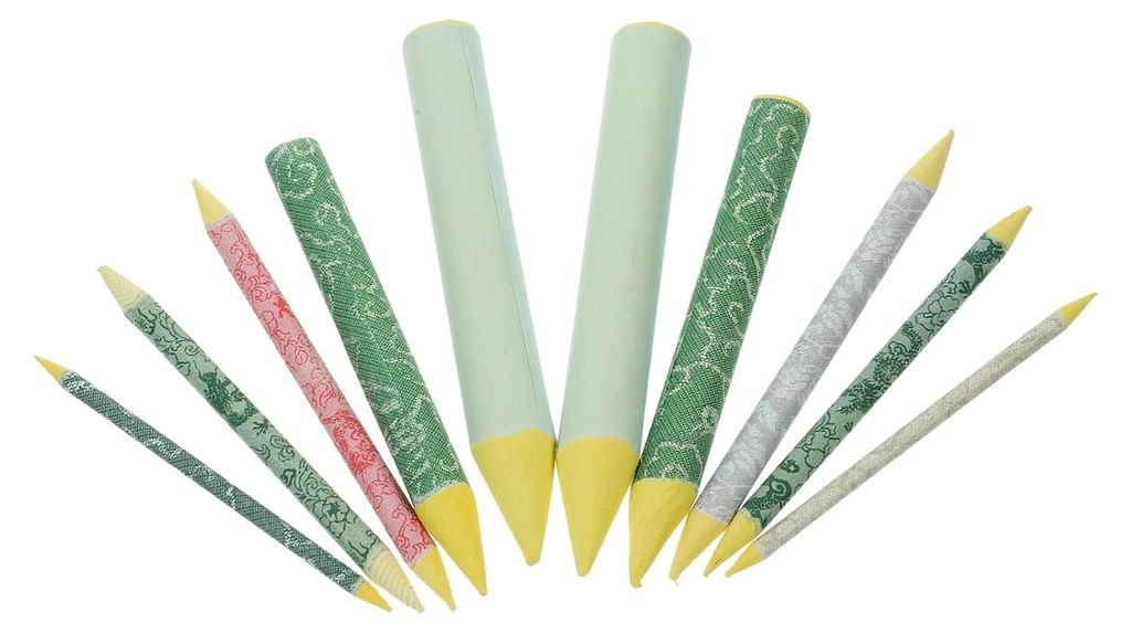 20 Stück Bunte Stümpfe aus Reispapier für Künstler, Skizzen und Zeichnungen für Schüler und Anfänger, Farben zufällig