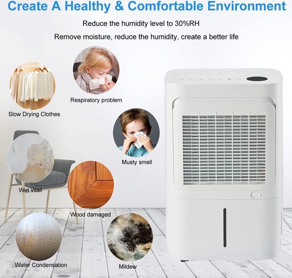 Greenmigo Luftentfeuchter ALPHA-Q25 Pro WiFi für Räume bis Produktbild 2