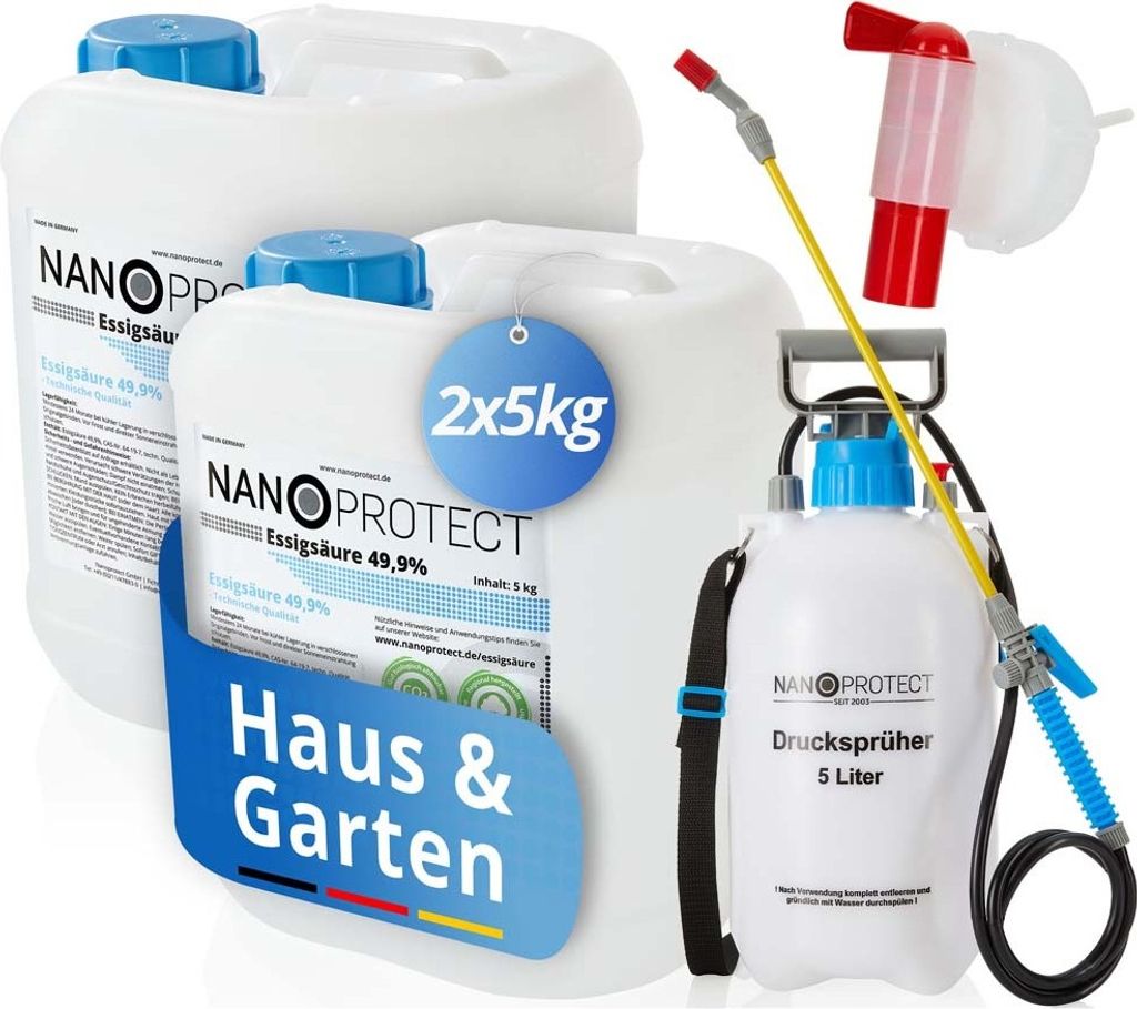 Nanoprotect Essigsäure Klimaneutral - 10 kg inkl. Produktbild