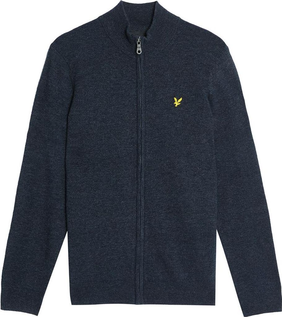 Lyle & Scott Kn2102vc Vollreißverschluss Pullover Blau 2XL Mann Blau 2XL