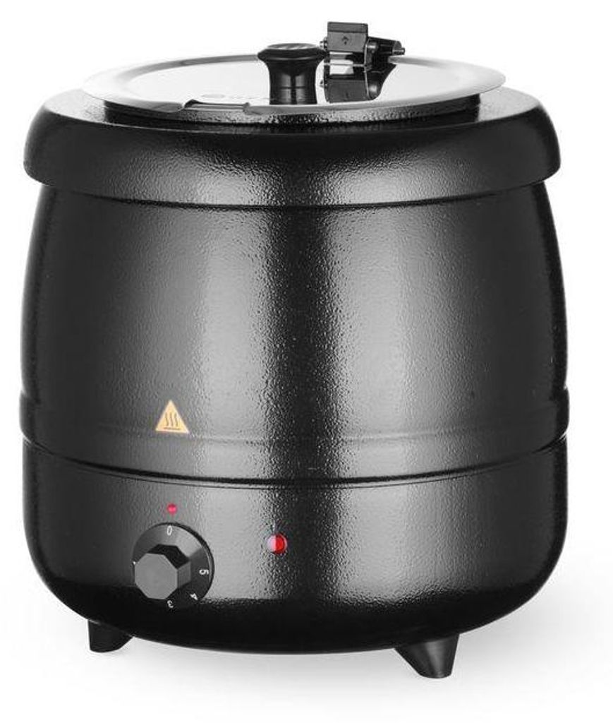 Hendi 860083, 8 l, Stul konvice, Černá, Otočné, Nerezová Obrázek produktu 