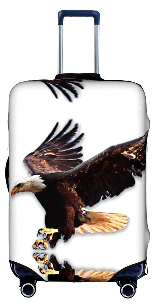 Eagle Kofferabdeckung, Gepäckschutz, elastisch, kratzfest, passend für 45,7 - 81,3 cm Gepäck, weiß, L