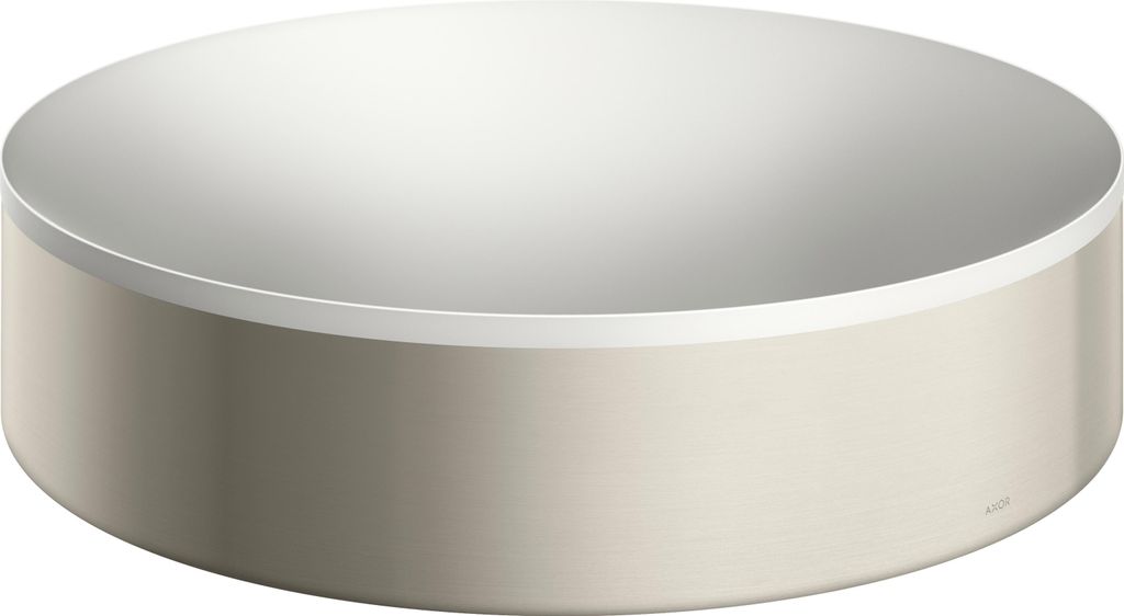 Aufsatzwaschtisch AXOR Suite Basins & Bathtub rd 40cm Stain st stainless steel optic