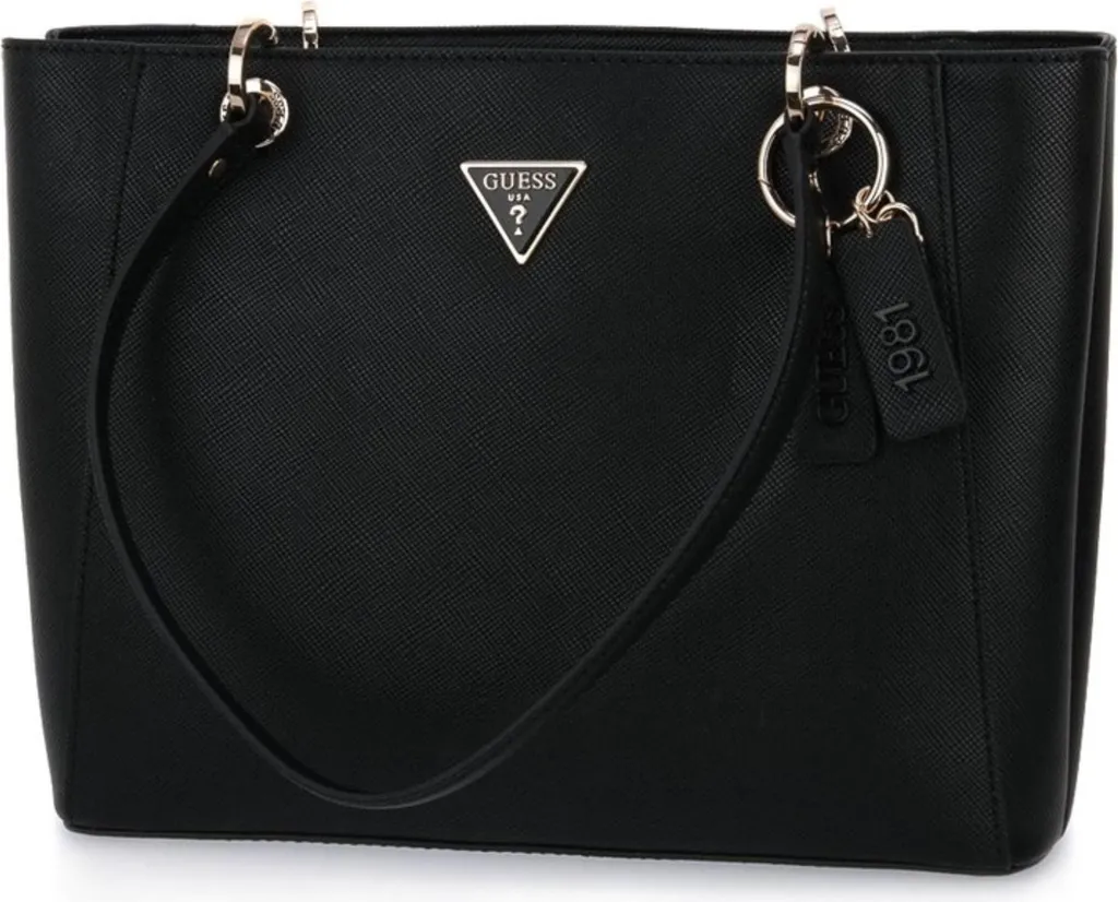 Guess Borse Bla Noelle Tote 79250BLA: Eleganza Saffiano in Nero
