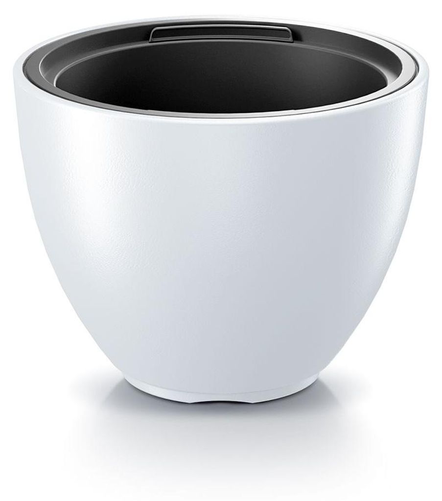 Sleek Planter with Smooth Surface and Elevated Tapered Base Produktbild 