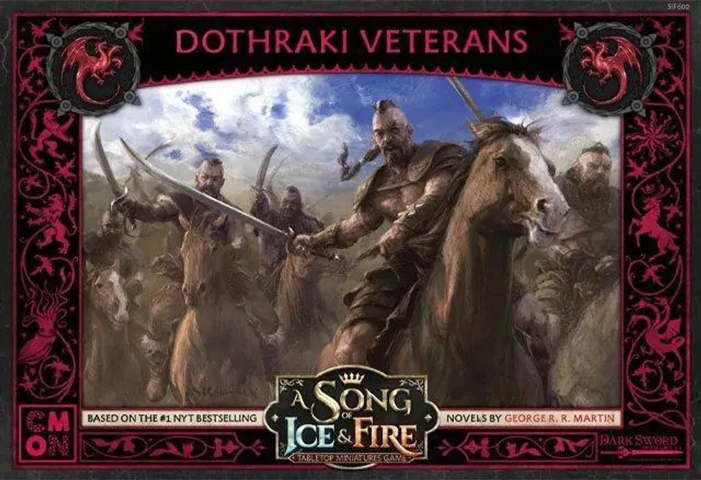 Vétérans Dothrakis - Solution de Cavalerie Rapide pour Jeu de Plateau CMON