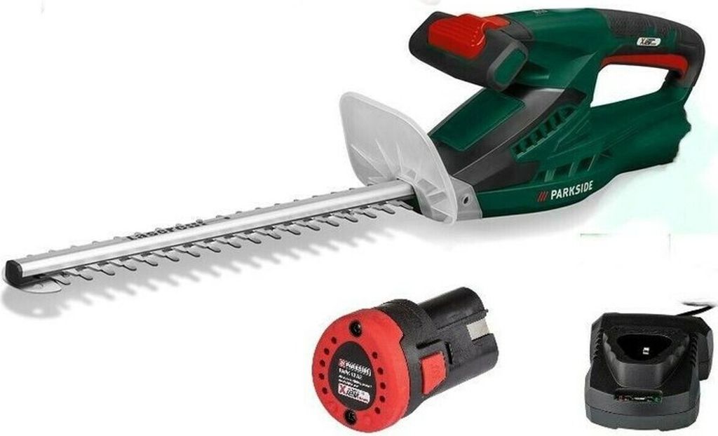 PARKSIDE Akku-Heckenschere PHSA 12  mit Akku und Ladegerät Produktbild 
