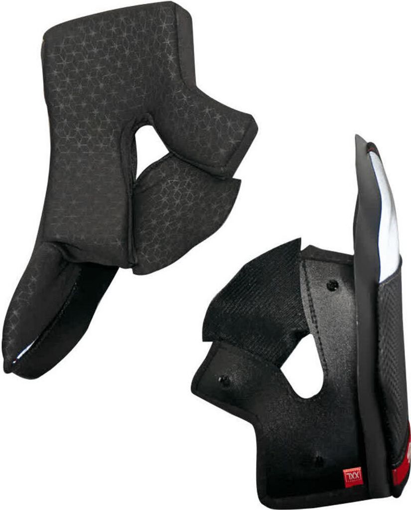 SOS Schwarzes Kissen Paar CGM 363 SHOT Helm Größe XXL