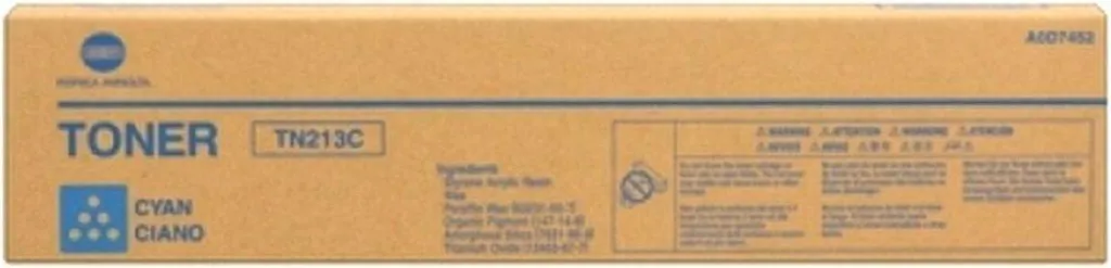 Toner Original TN-213C Cyan Konica Minolta : Fini les Fuites d'Encre