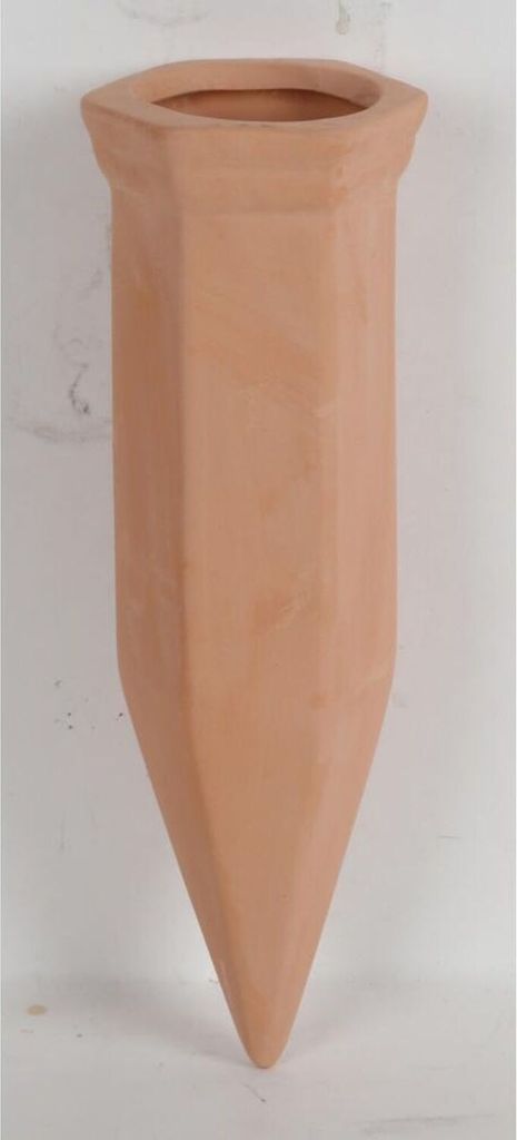 36x Bewässerungskegel Terracotta Ton Wasserspender Gießhilfe Dosierer Pflanzen