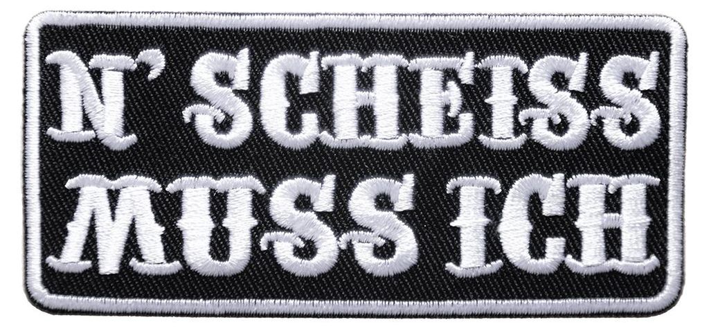 N Scheiss Muss Ich Lustige Biker Witzige Motorrad Sprüche Produktbild 