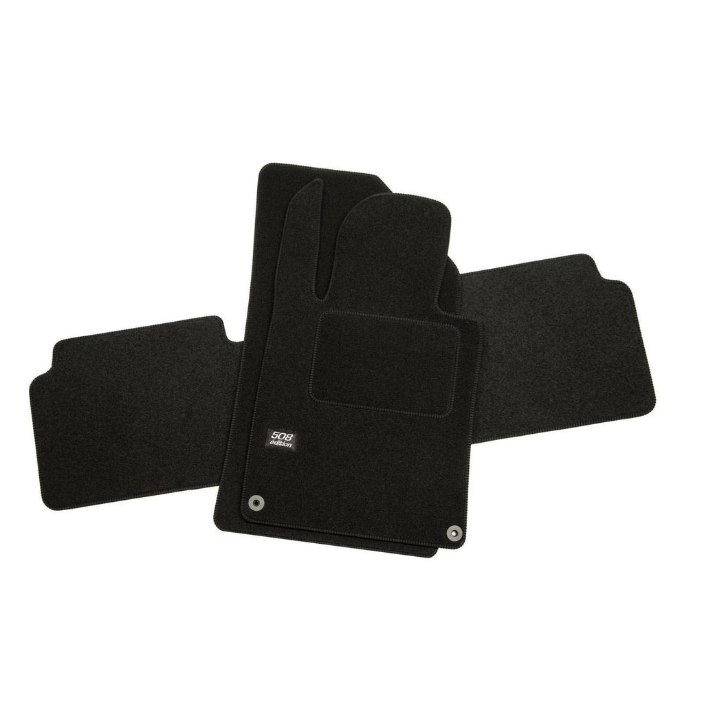MAT10 Autovloermatten geschikt voor Skoda Fabia 2 (BJ 12/2007-10/2014, type 5J) van velours, 4-delige automattenset, duurzame OEM-kwaliteit, Made in Germany