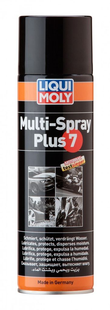 A product shot of a spray can.