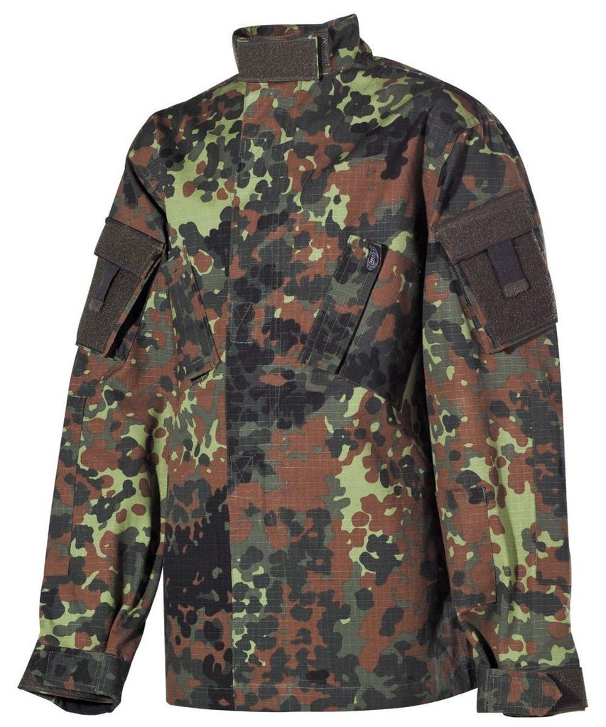Kinder-Anzug, ACU, Rip Stop, Hose und Jacke, flecktarn S Produktbild 