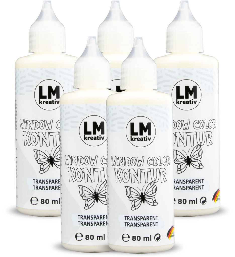 LM-Kreativ Window Color Konturenfarbe Transparent – Produktbild 