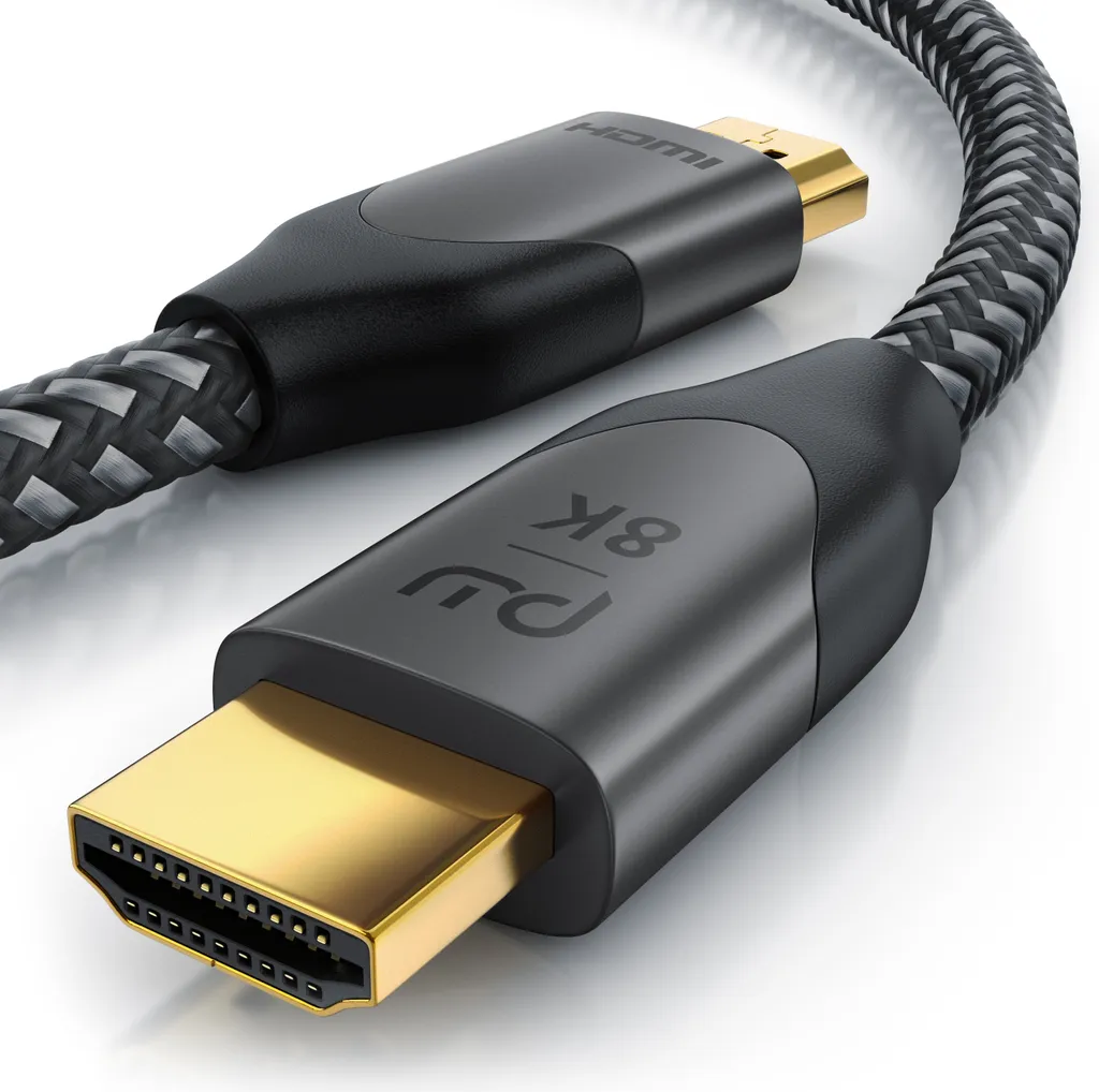 Cavo HDMI 8k 2.1 Primewire - 8K @ 120Hz 4K @ 240Hz mit DSC, HDMI 2.0a 2.0b, 3D, Highspeed Ethernet, HDTV UHD II, HDR-10+ - eARC, VRR, Dolby Vision - 0,5 m