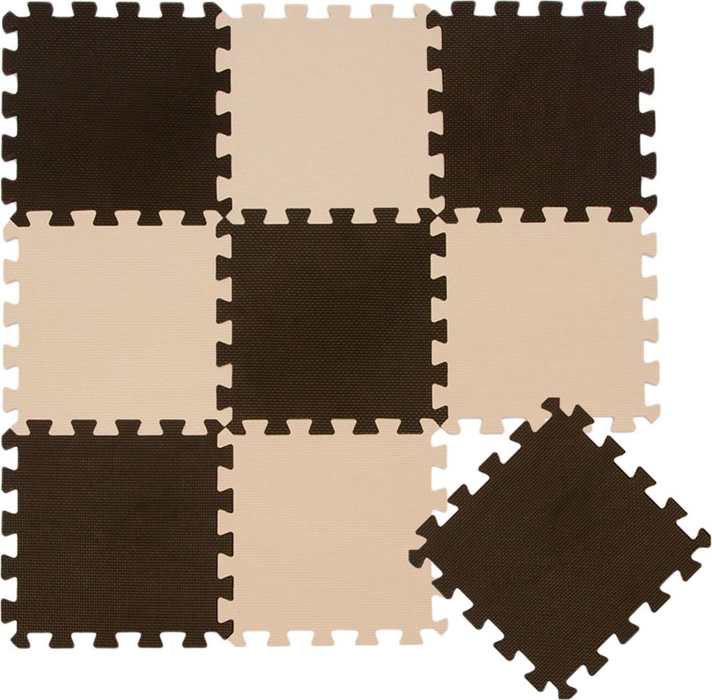 9 Teile Baby Kinder Puzzlematte ab Null - 30x30 Puzzle Produktbild 