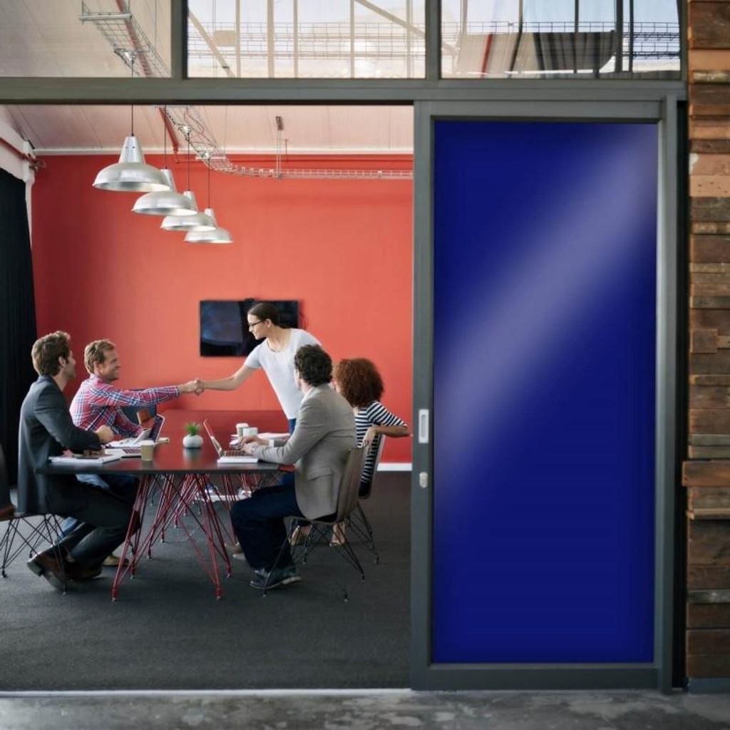 DIMEXACT - DIMEXACT Selbstklebende Verdunklungsfolie für Fenster und Scheiben, Sichtschutz, Nachtblau, Breite 1,52 m, Rolle -122 cm x 1 m - en Rou...