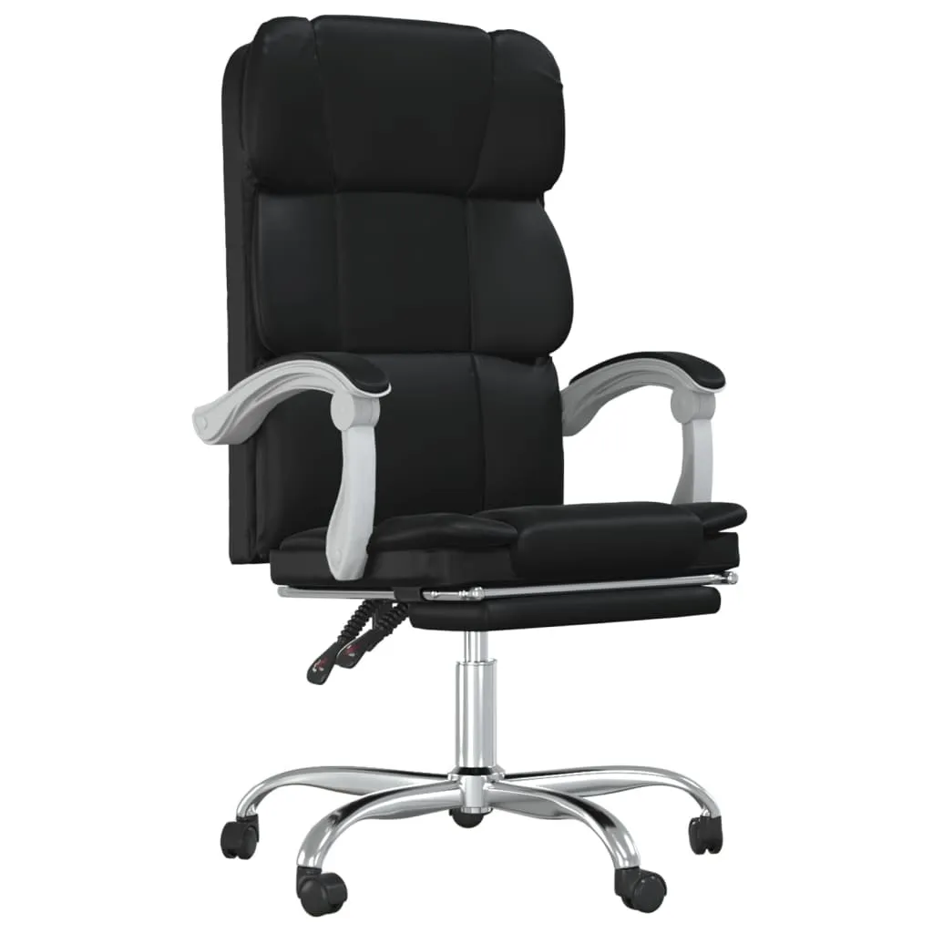 Sedia Direzionale vidaXL Nera Reclinabile - Design Ergonomico Ufficio