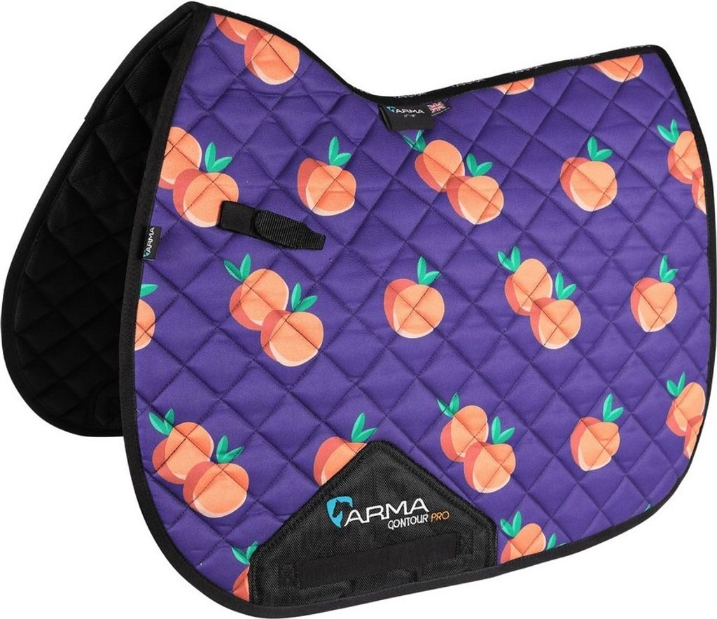 ARMA - Schabracke "Fruity", Pfirsich ER1446 (17 in - 18 in) (Violett/Schwarz)