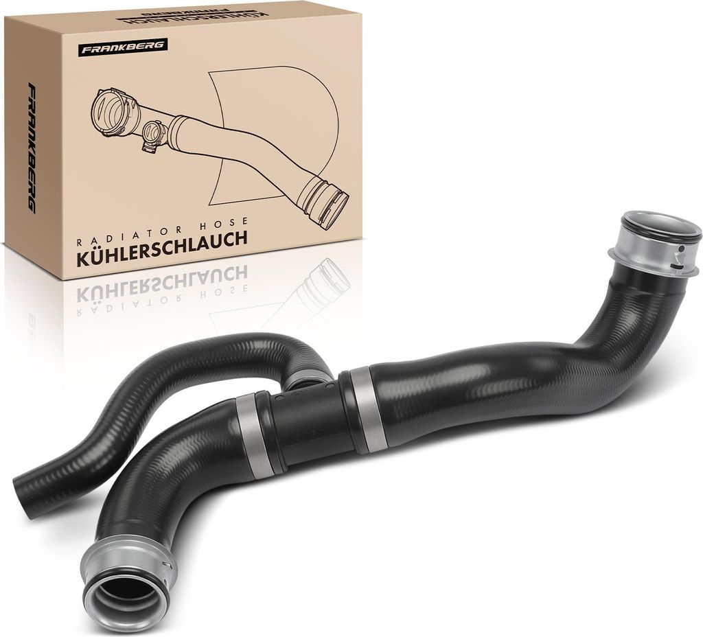 Frankberg 1x Kühlerschlauch Kühlwasserschlauch für Mercedes-Benz W211 2.5L 3.0L 3.5L