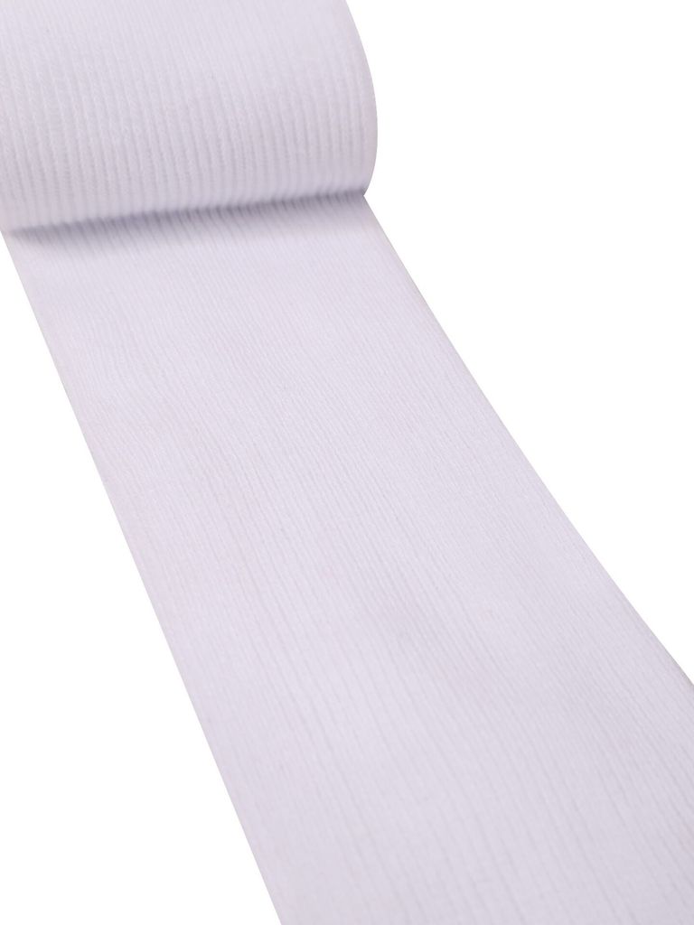 Gestreifte Jungenstrumpfhose für Mädchen weiß 104-110 YOCLUB