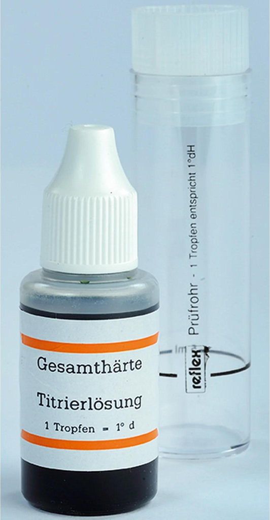 Reflex Gesamthärte-Messbesteck Titrierlösung zur Wasserhärte-Bestimmung, 1 Stk.