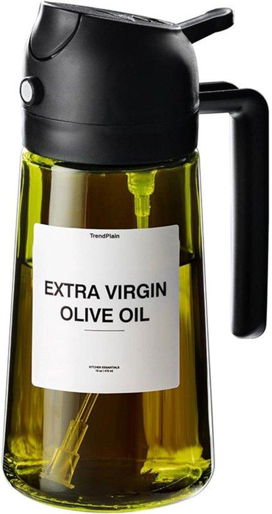 Dispenser per olio in vetro – 470 ml, vetro resistente alla Immagine del prodotto 