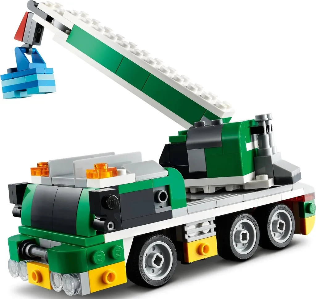 Jeu de construction camion de transport LEGO Creator 3 en 1 modulable - 35