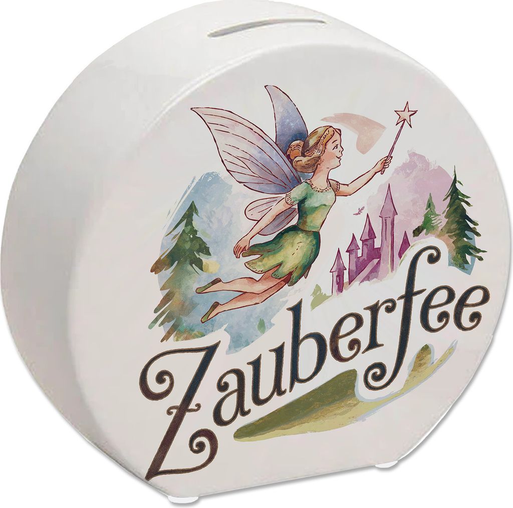 Zauberfee mit Zauberstab Spardose