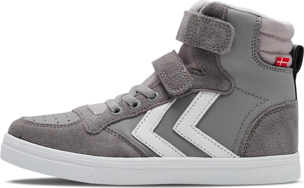 Baskets Montantes en Cuir Enfant Hummel Slimmer Stadil High Jr Bleu