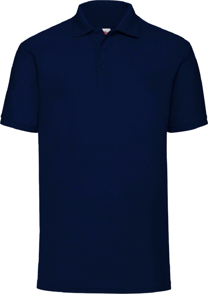 Fruit Of The Loom 65/35 Herren Piqué Polo-Shirt, Kurzarm BC388 (S) (Dunkles Marineblau)