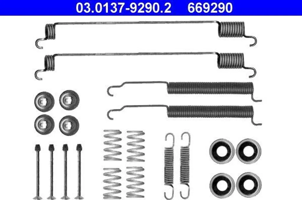 ATE 03.0137-9290.2 Kit Ganasce Nissan Navara - Qualità Originale OE