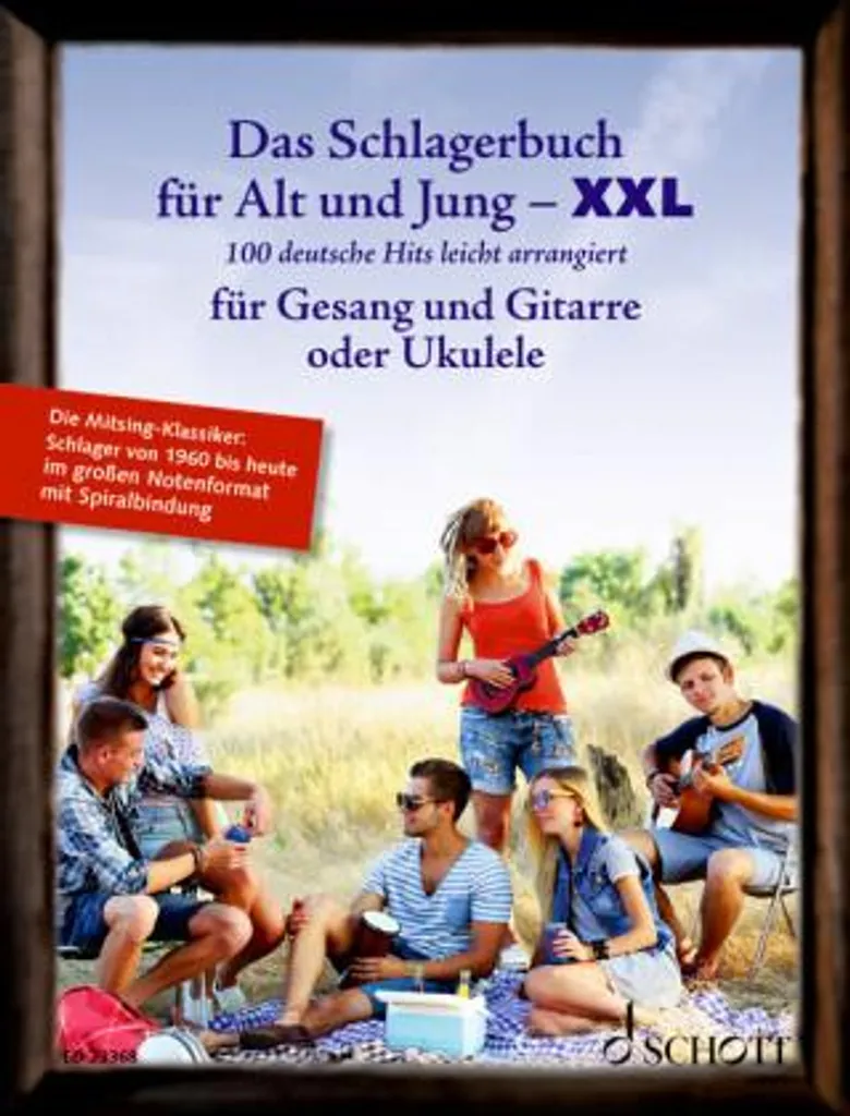 Recueil Schlager XXL Format Géant : Paroles et Accords pour la Famille