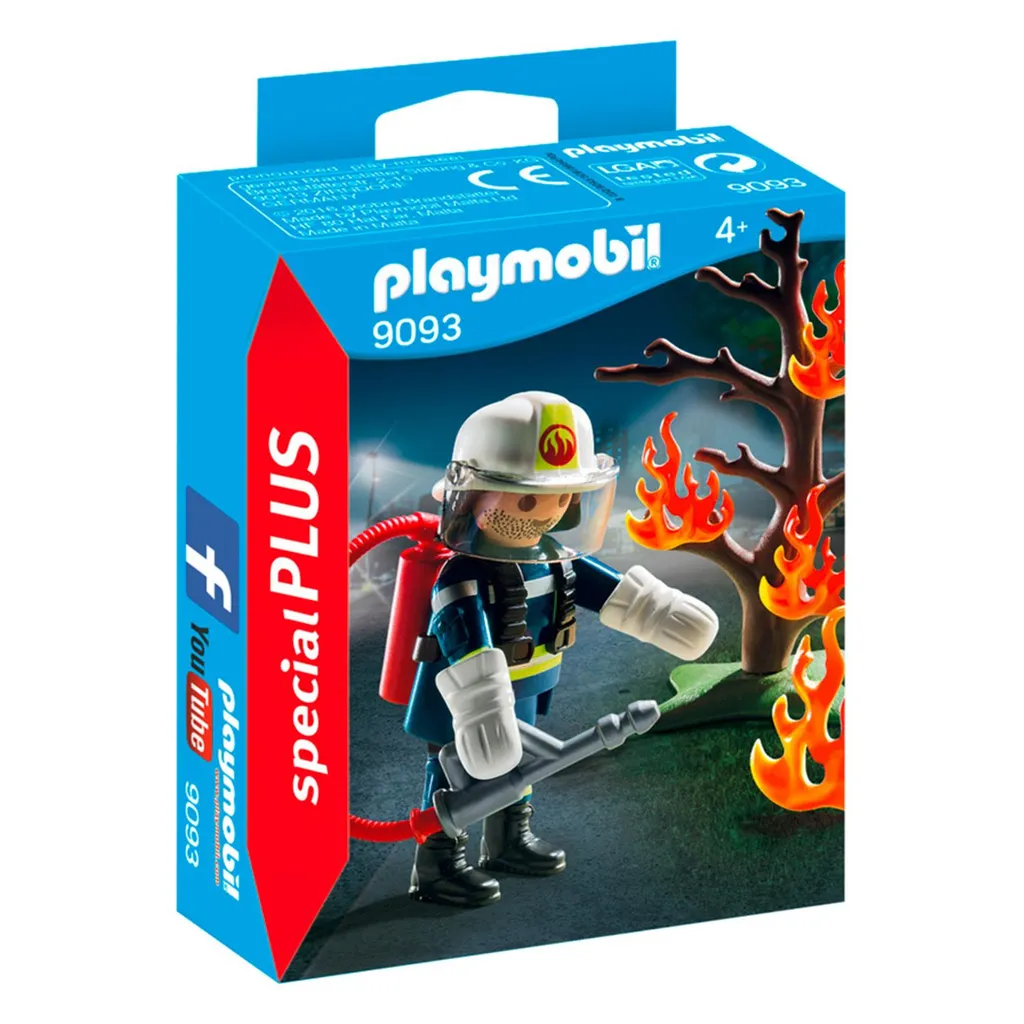 Jouet de pompiers PLAYMOBIL avec figurines et accessoires de secours