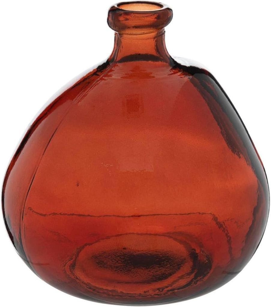 - Vase aus Recyclingglas, 21 cm Durchmesser