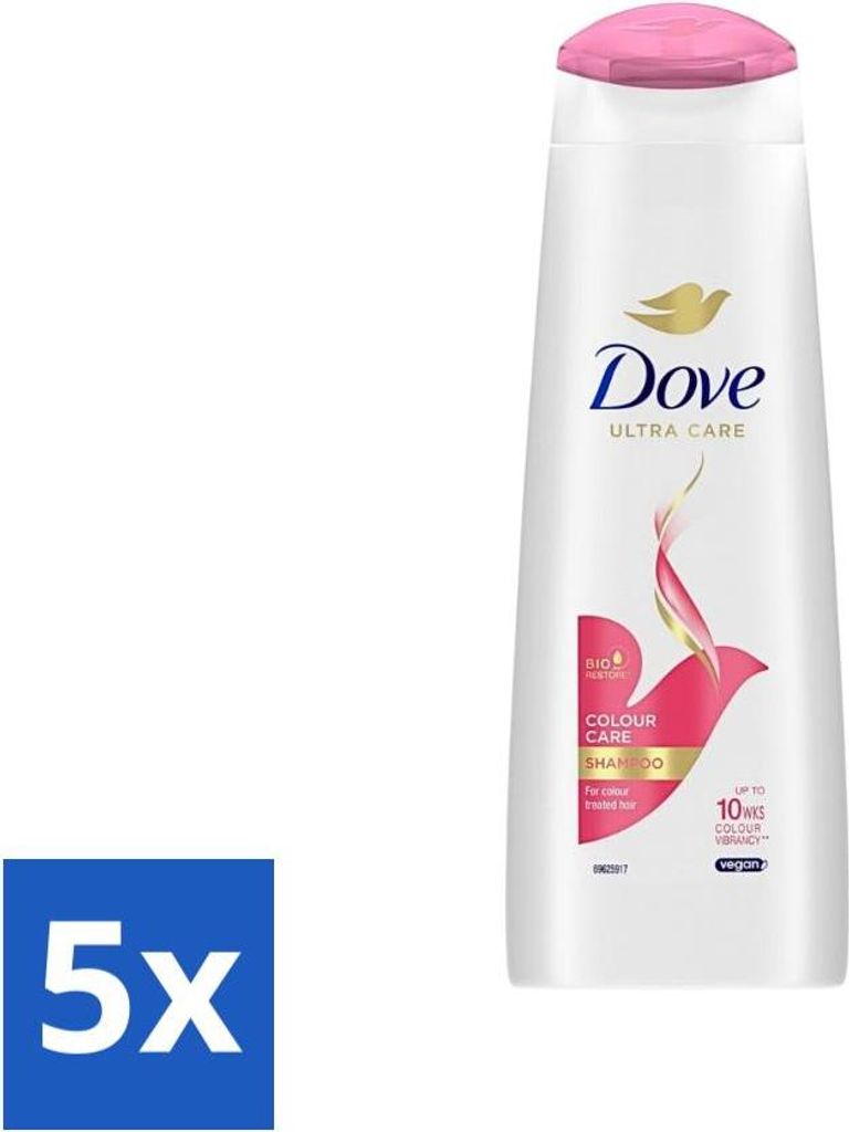 Dove Ultra Care – Color Care – Shampoo – Für coloriertes Haar – 250 ml - Vorteilspack - 5 Stücke