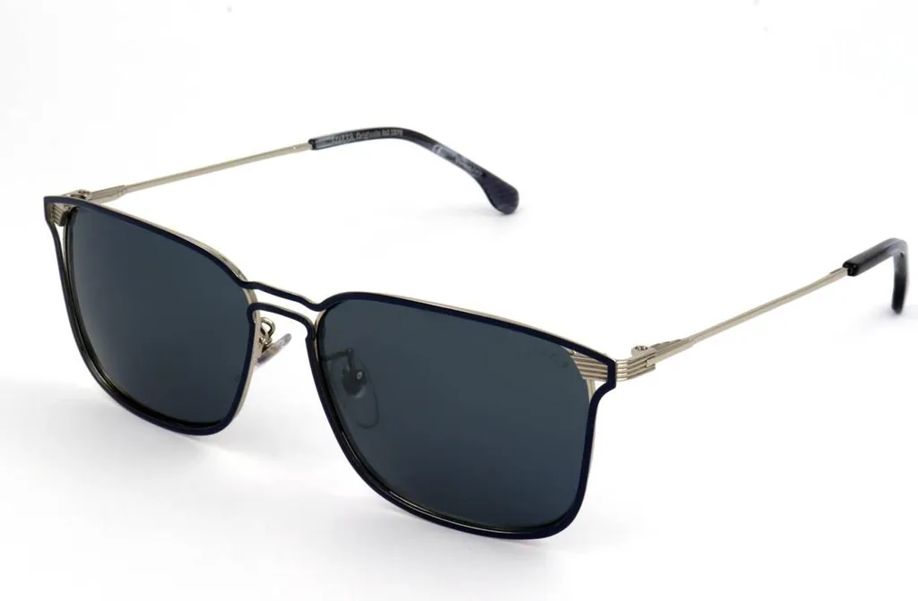 Lunettes de soleil Lozza bleues ø 57 mm avec monture légère et robuste