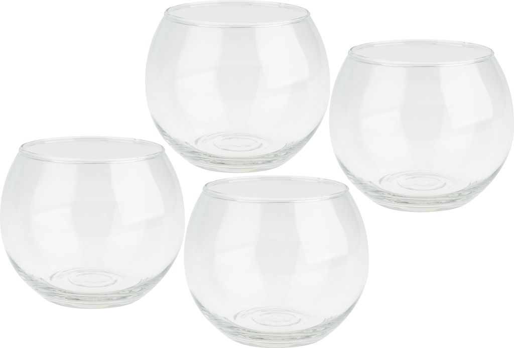 VBS  4er-Pack Teelichtglas BOWL 10,5x8,5cm Produktbild 