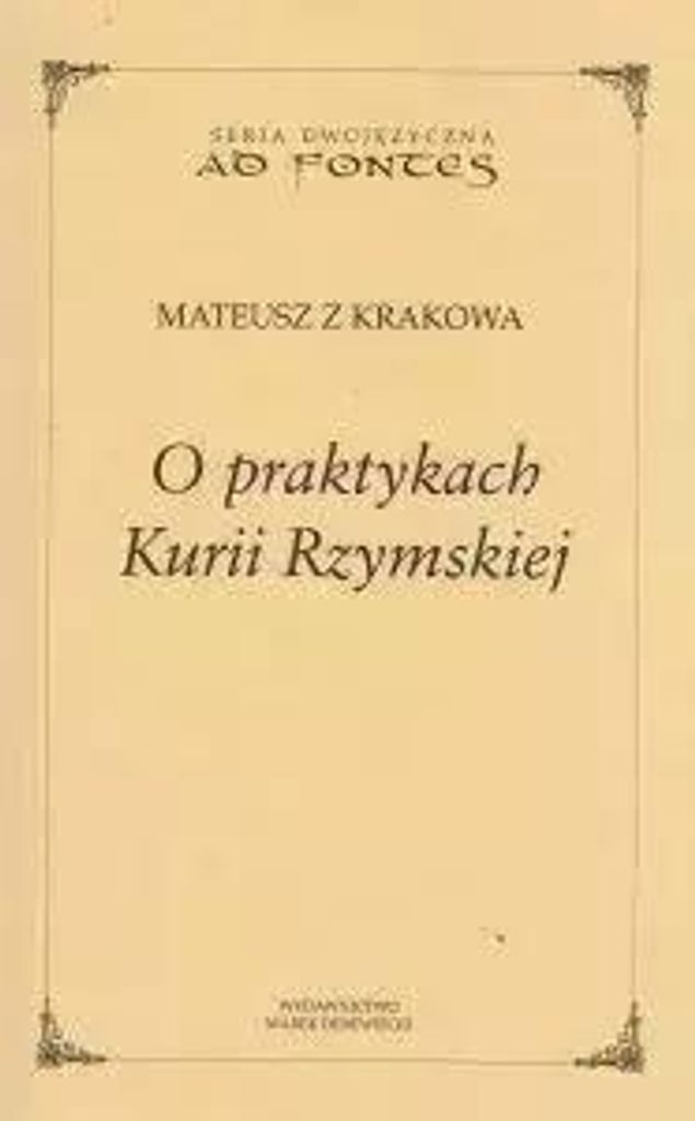 O praktykach Kurii Rzymskiej
