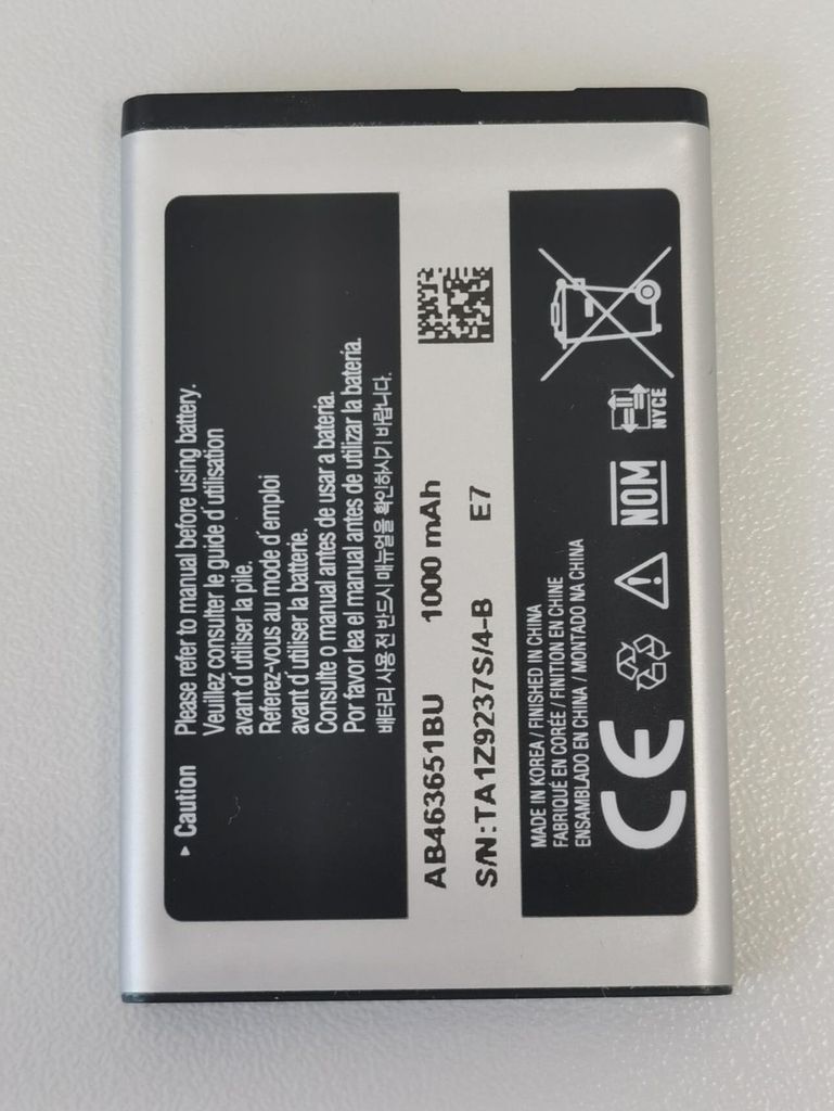 Samsung AB463651BU Original Samsung Li-Ion Akku (960mAh)
